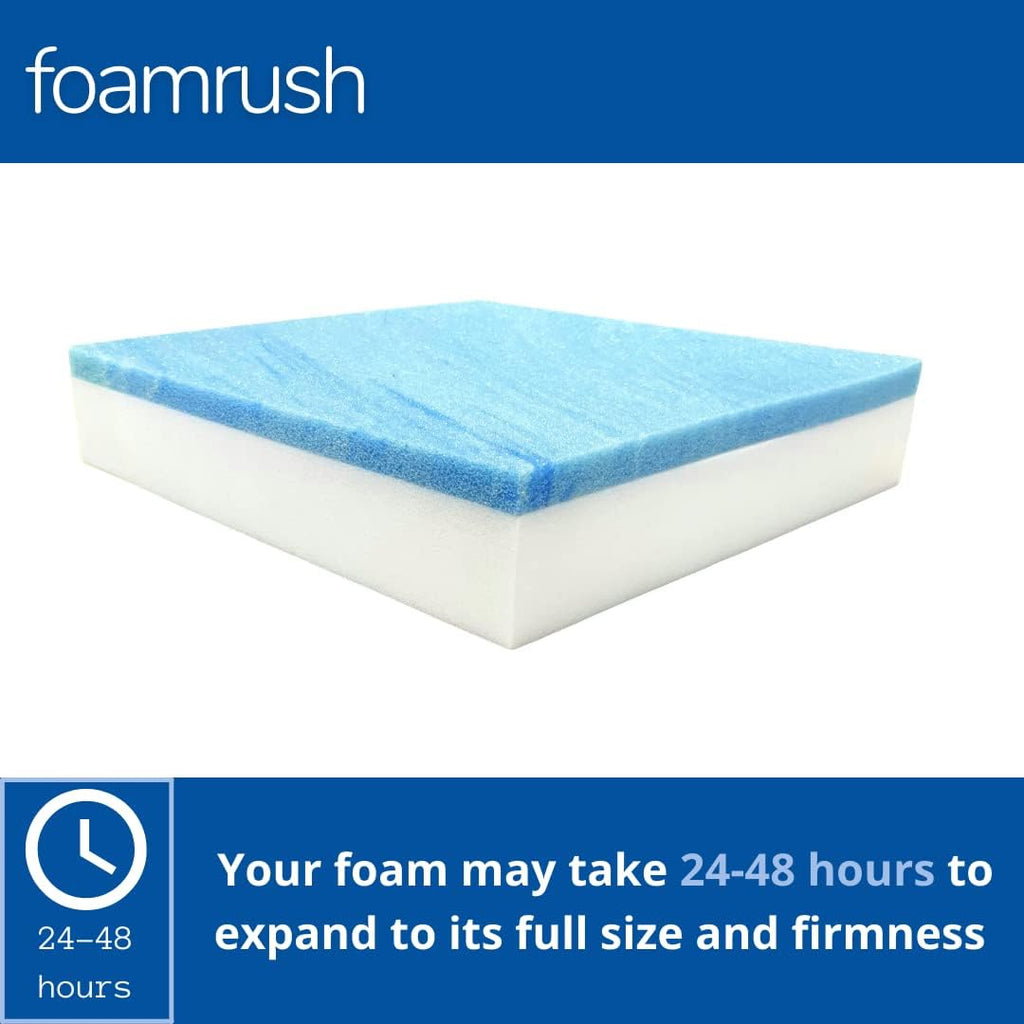 Cool Gel Memory Foam Square Chair Cushion Medium Firm T729