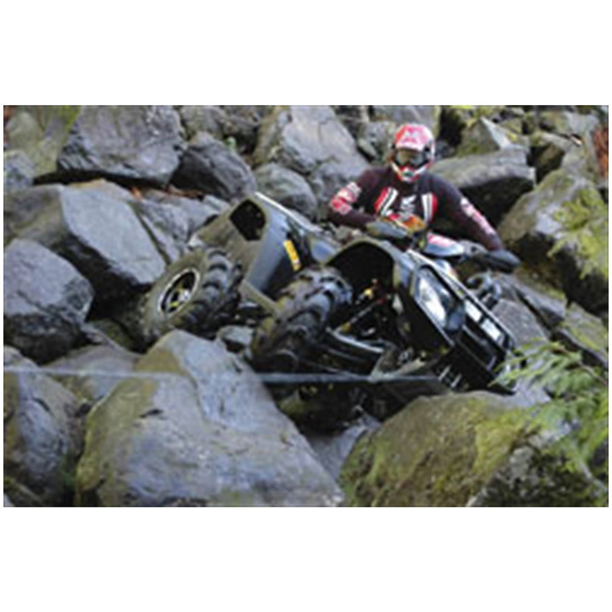 Black ATV Front Bumper U4926