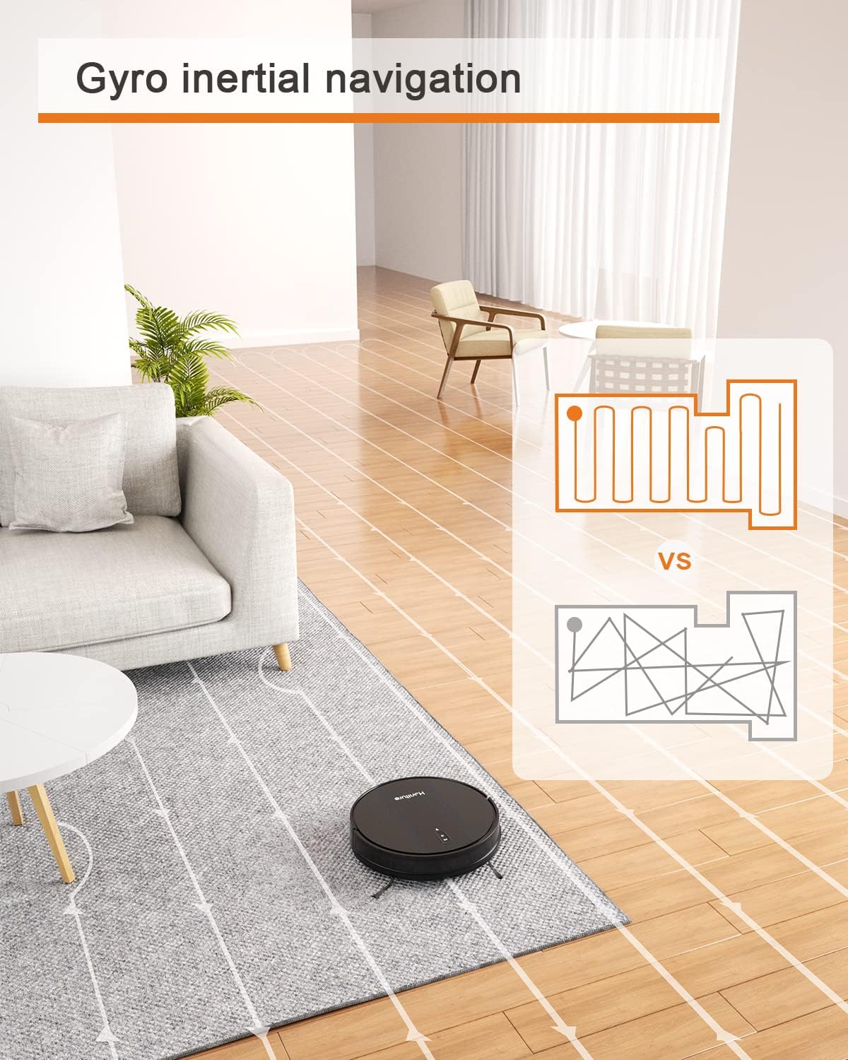 Robot Vacuum Cleaner with 2200Pa Suction N4476