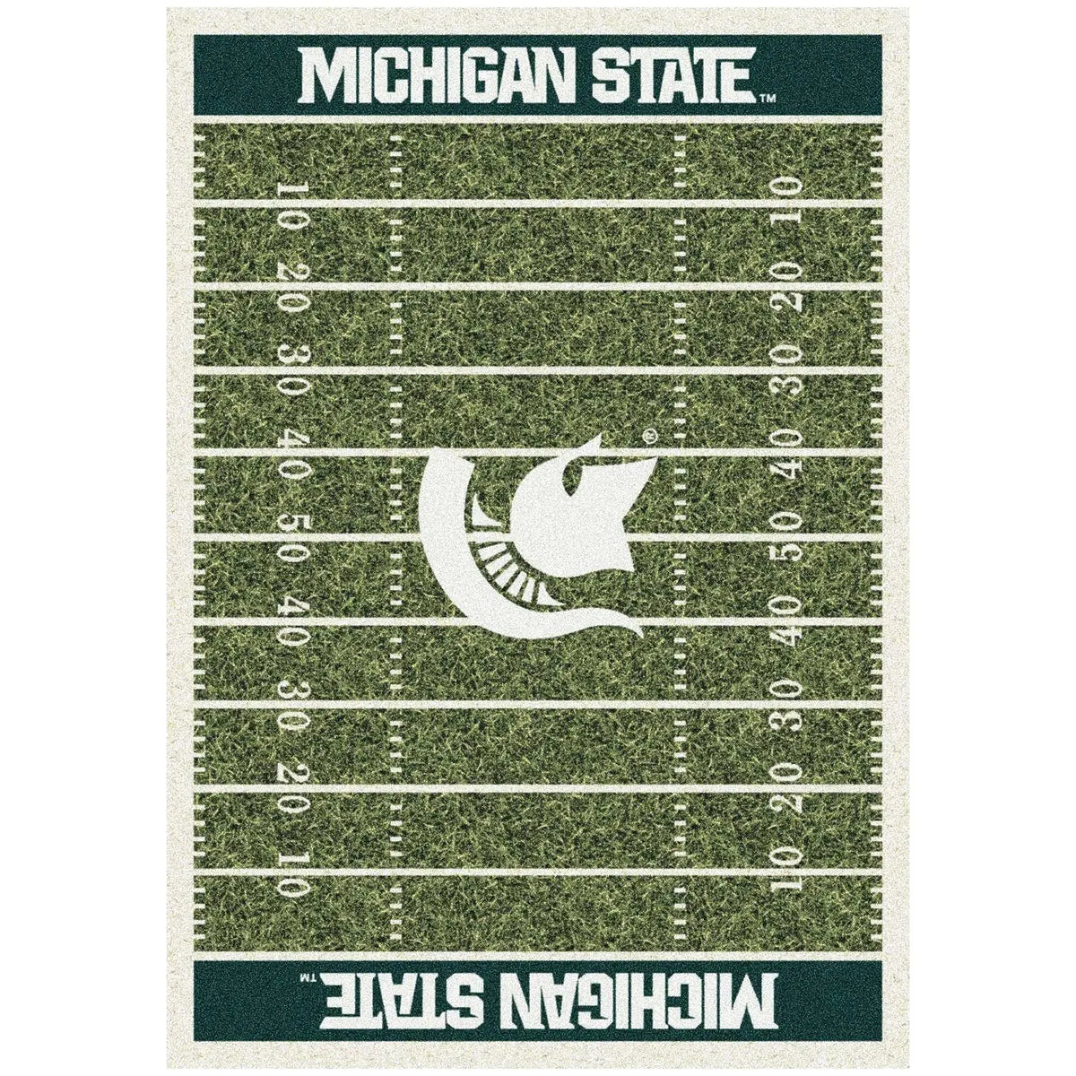 Michigan State Multi 10&9x22 x 13&2x22 Home Field Rug C915545
