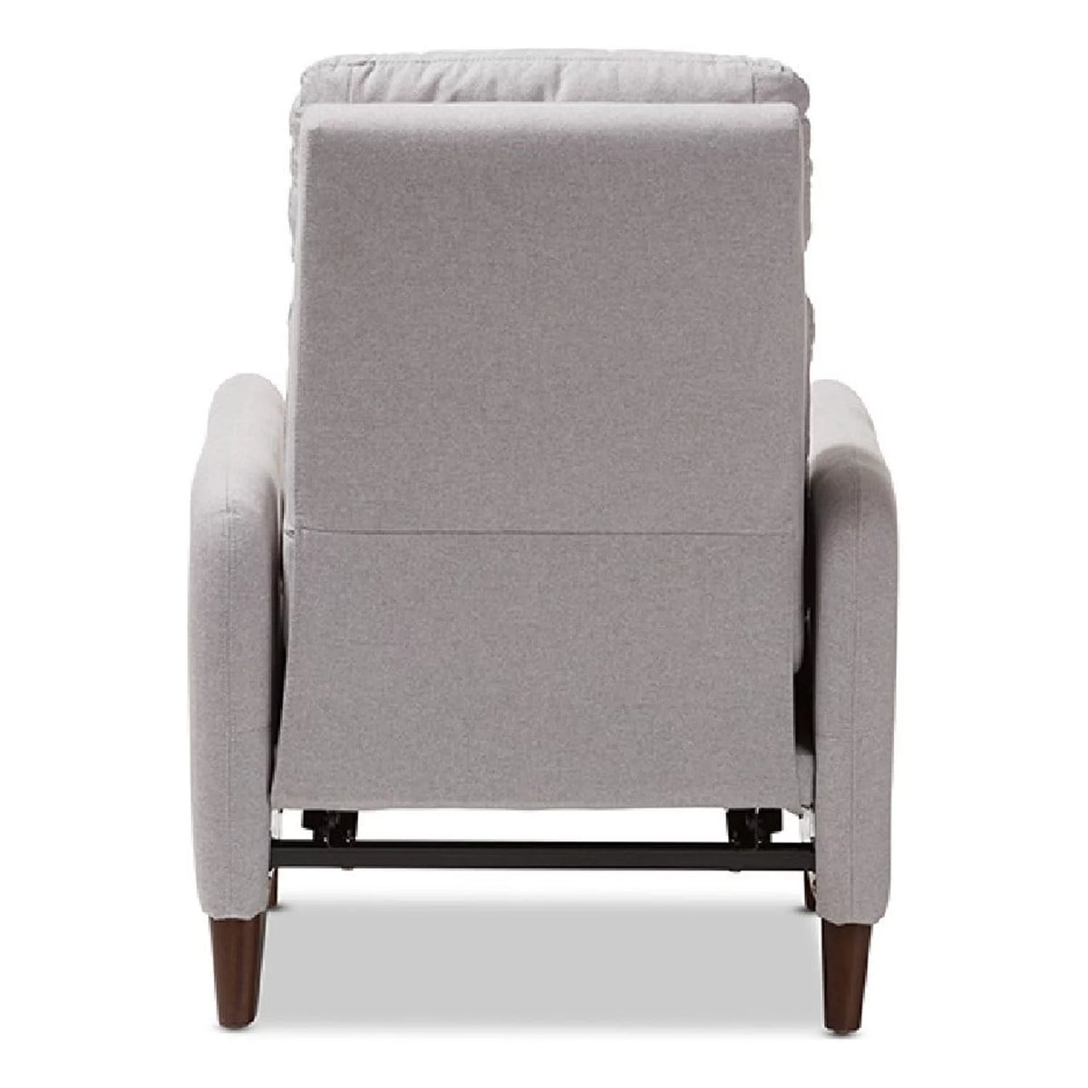 Light Grey Fabric Upholstered Lounge Chair K4833
