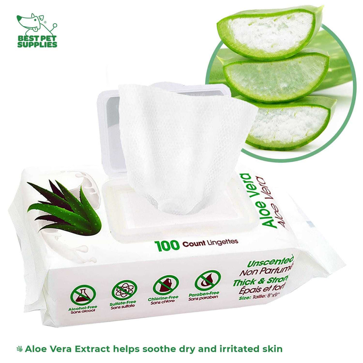 Plant-Based Pet Grooming Wipes 400 Pack I742992