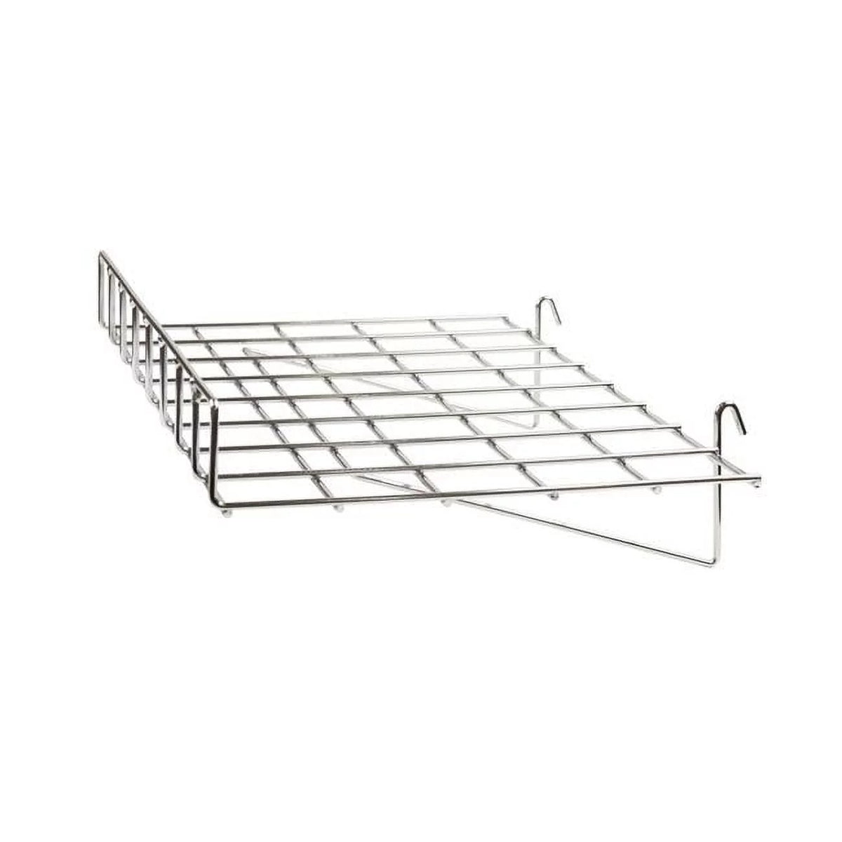 24 x 15 in. Straight Shelf with Front Lip Chrome D887708