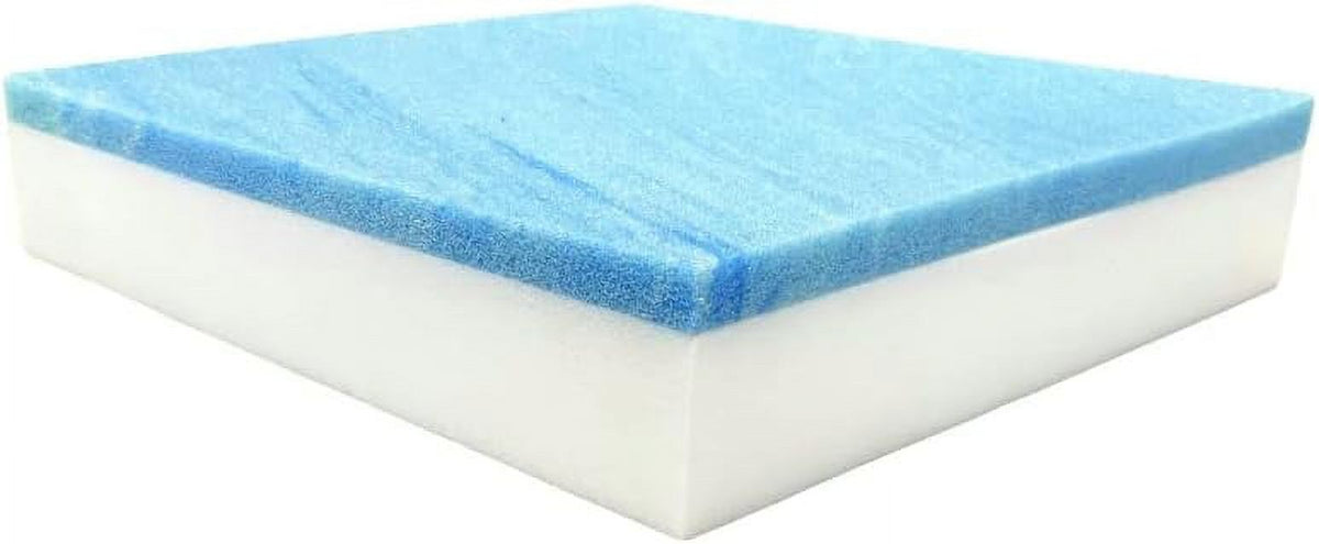 Cool Gel Memory Foam Square Chair Cushion Medium Firm T729