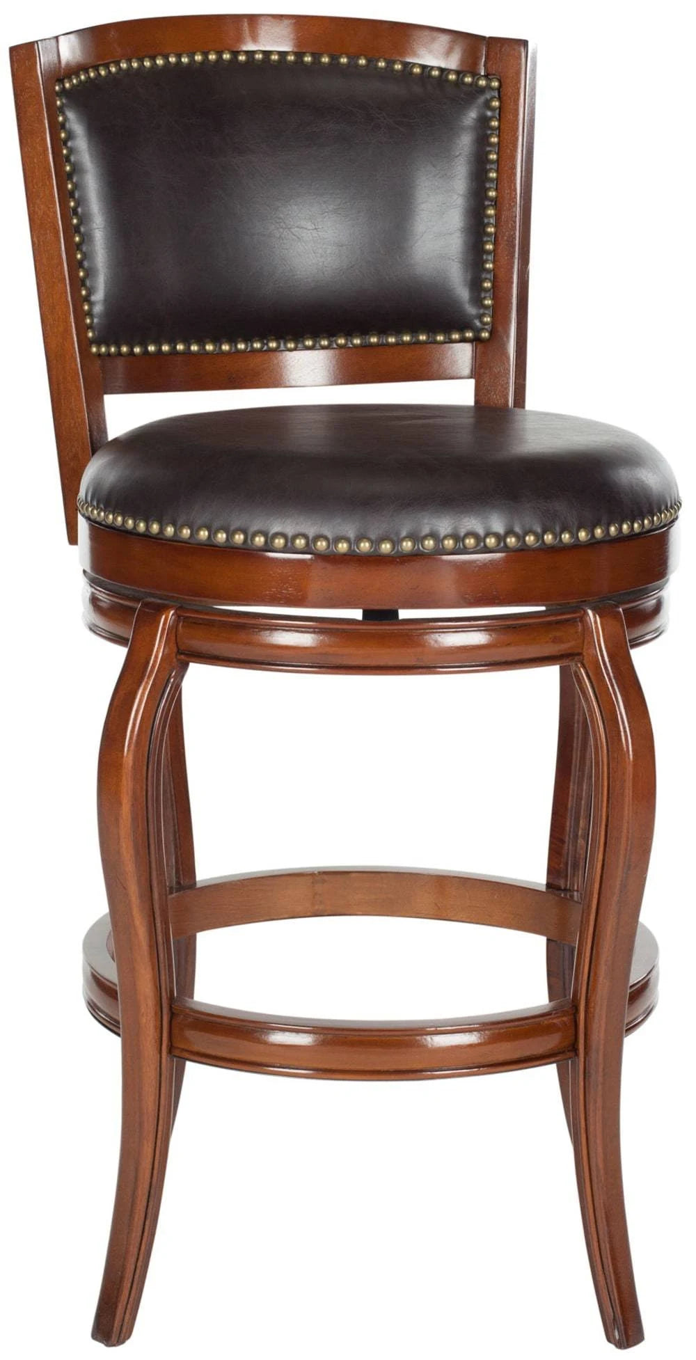 Espresso Brown Swivel Bar Stool B8525