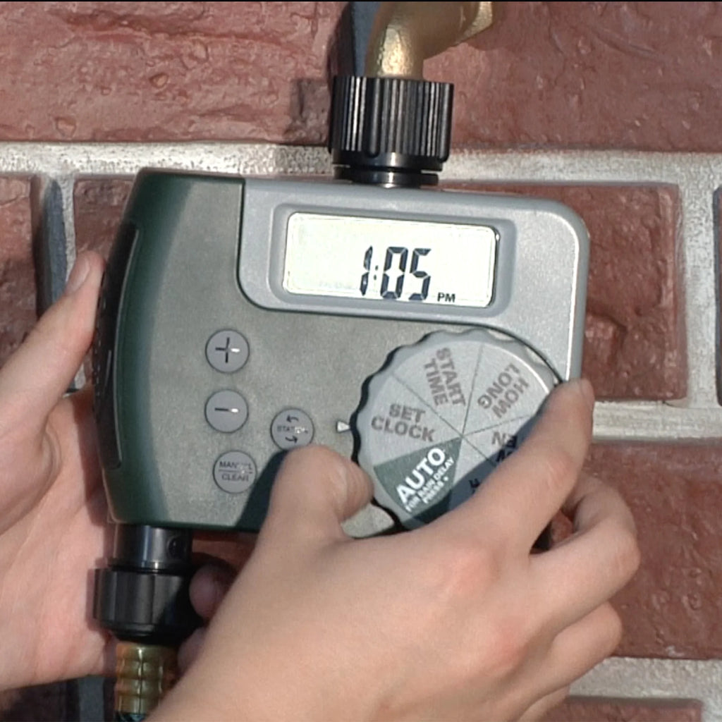 LCD 2-Port Digital Hose Faucet Timer F21569