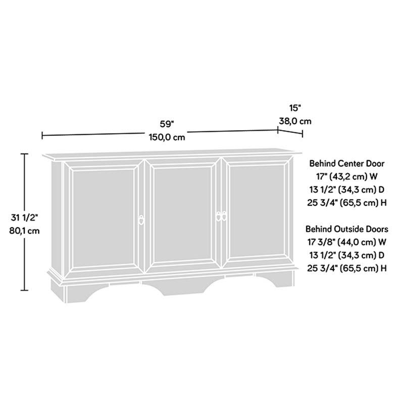 Curado Cherry Sideboard Buffet Storage Cabinet L31818
