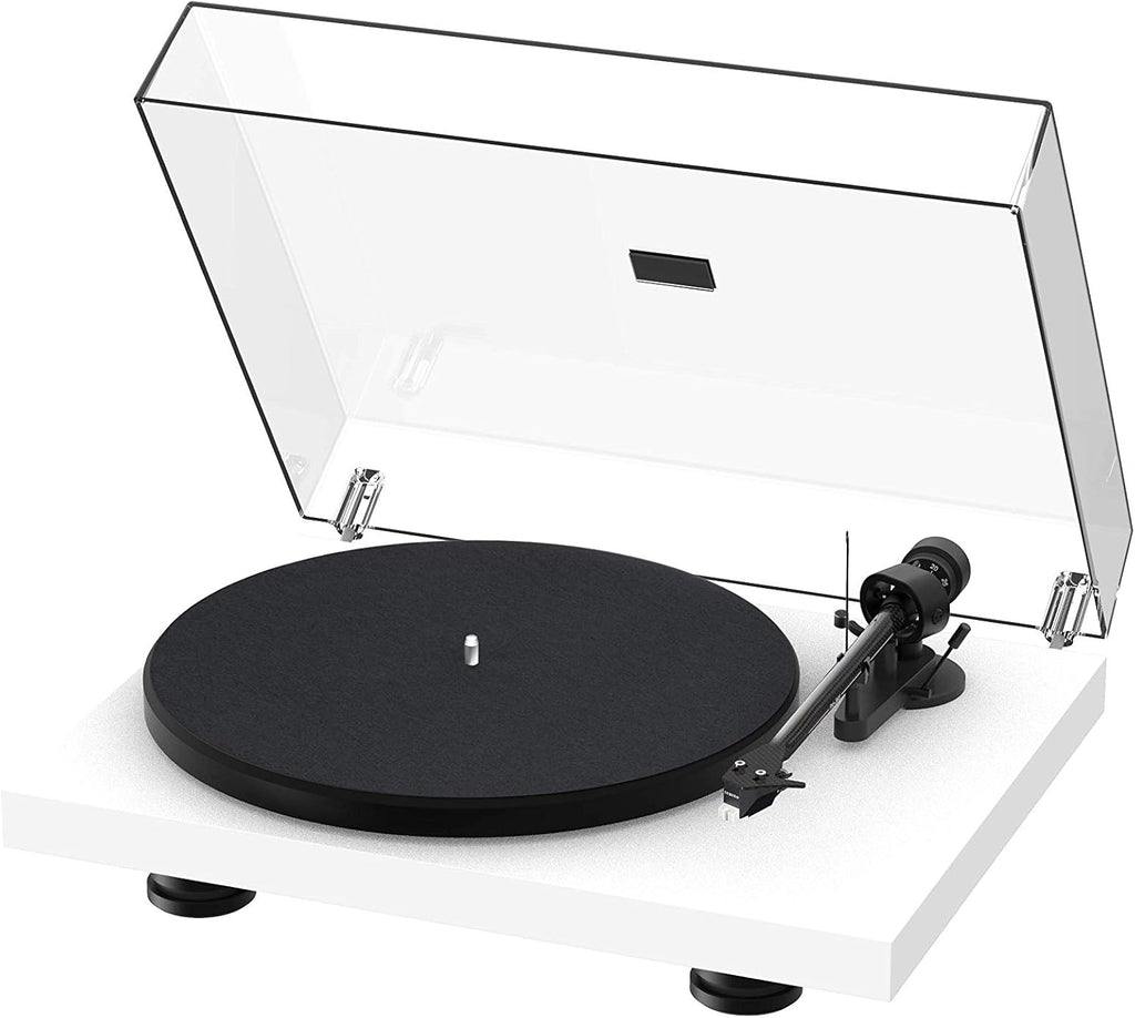 High Gloss Black Turntable with Carbon Fiber Tonearm and Sumiko Rainier Phono Cartridge P807322