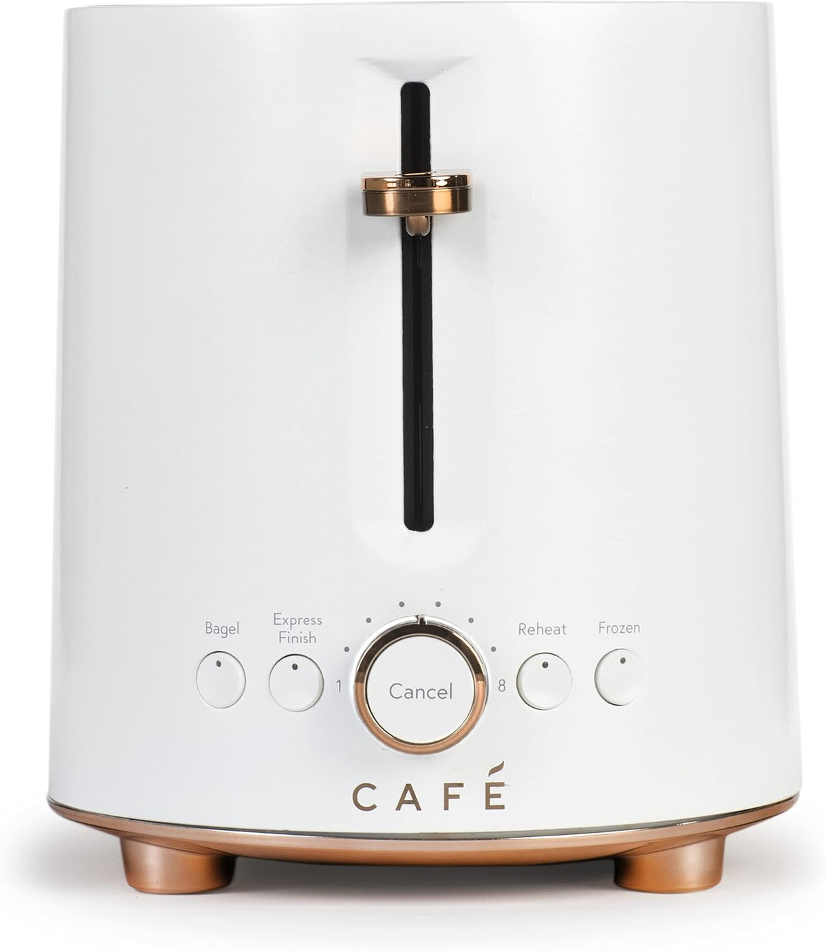 Matte White 2-Slice Toaster with Extra-Wide Slots A219