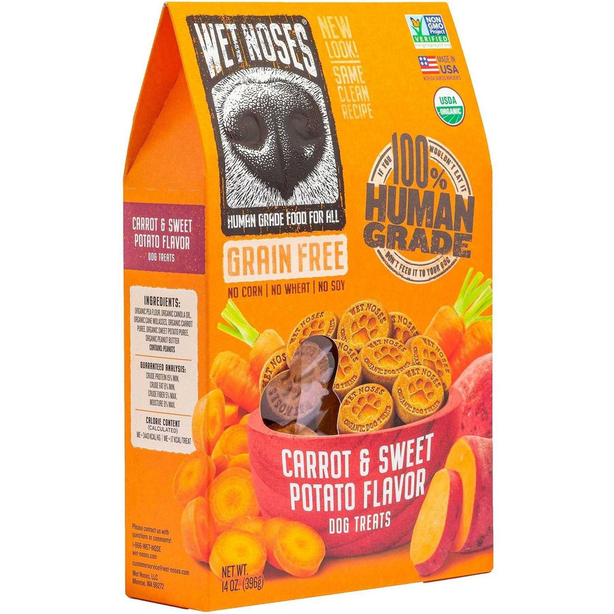 Grain Free Carrot & Sweet Potato Dog Treats Y6195