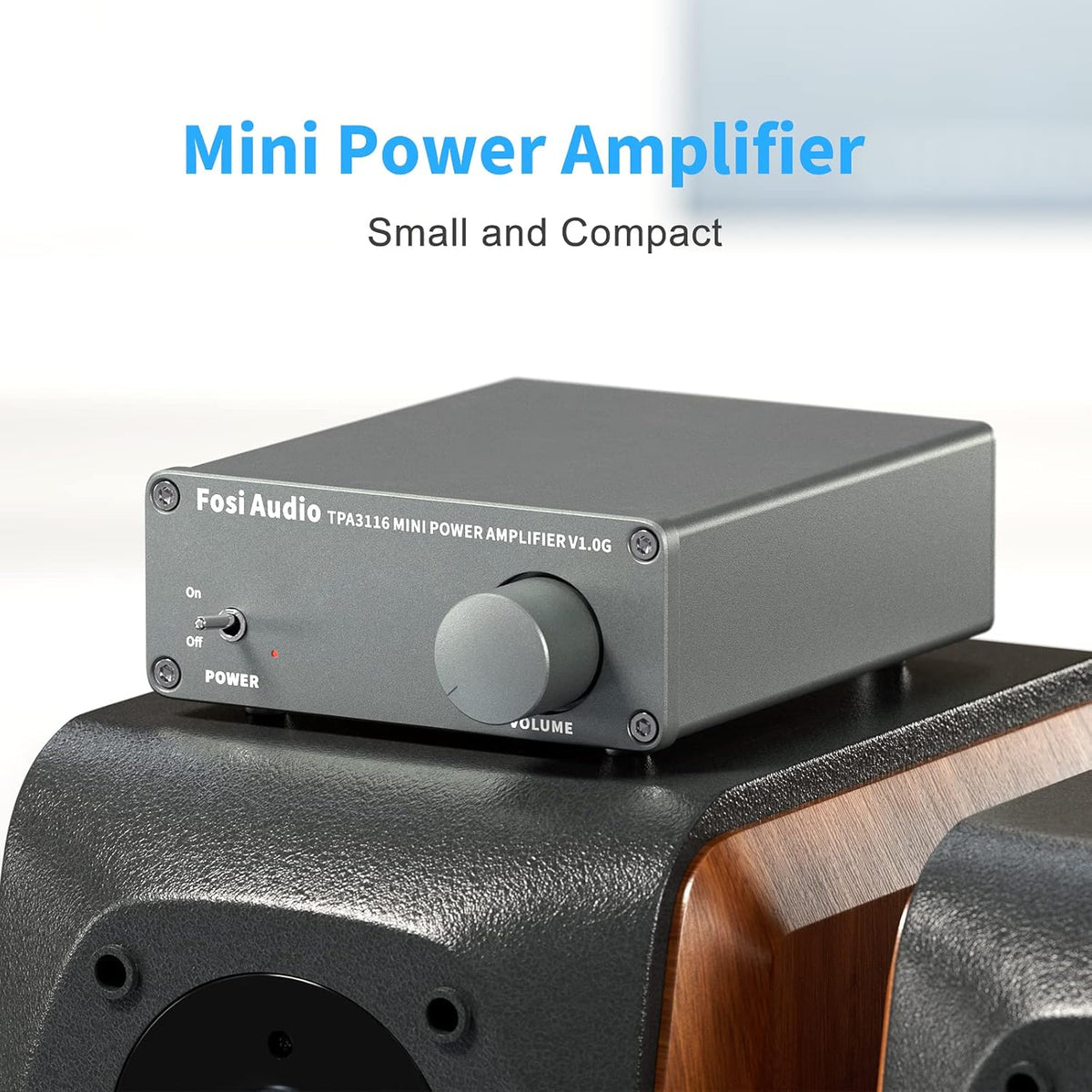 2 Channel Mini Stereo Amplifier with Power Supply W951445