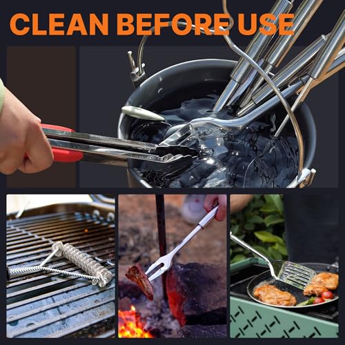 Camping Cooking Utensil Set with Organizer Case S472683
