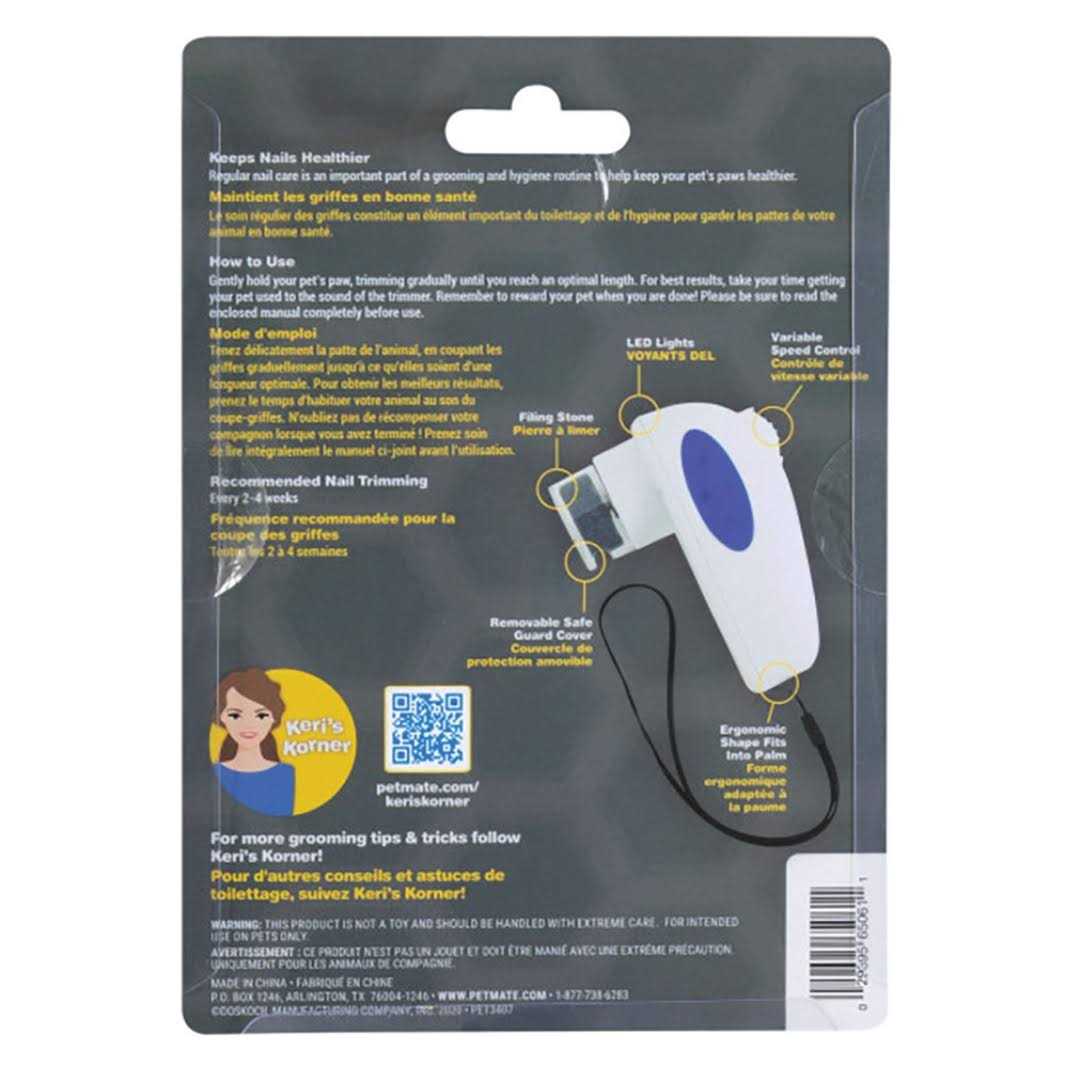 Palm Nail Grinder for Dogs E138