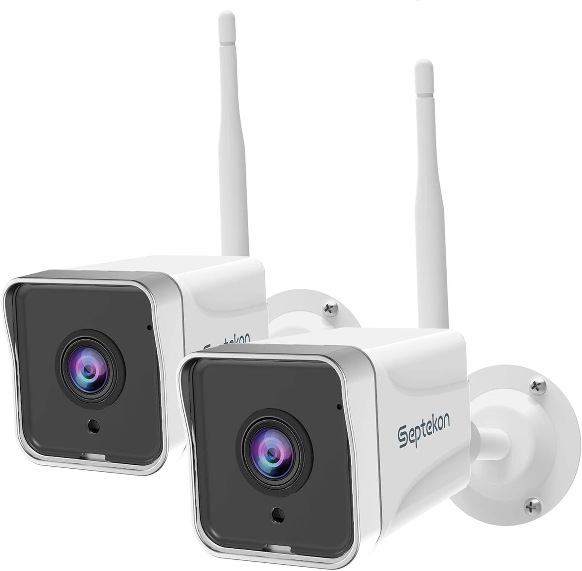 1080P WiFi Outdoor Security Camera (2 Pack) with Night Vision E23419
