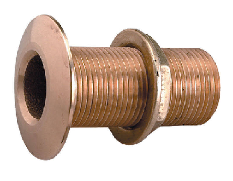 Bronze Thru-Hull Fitting with Pipe Thread B179732