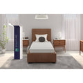 White Twin 8 inch Independently Encased Coil Mattress F98980