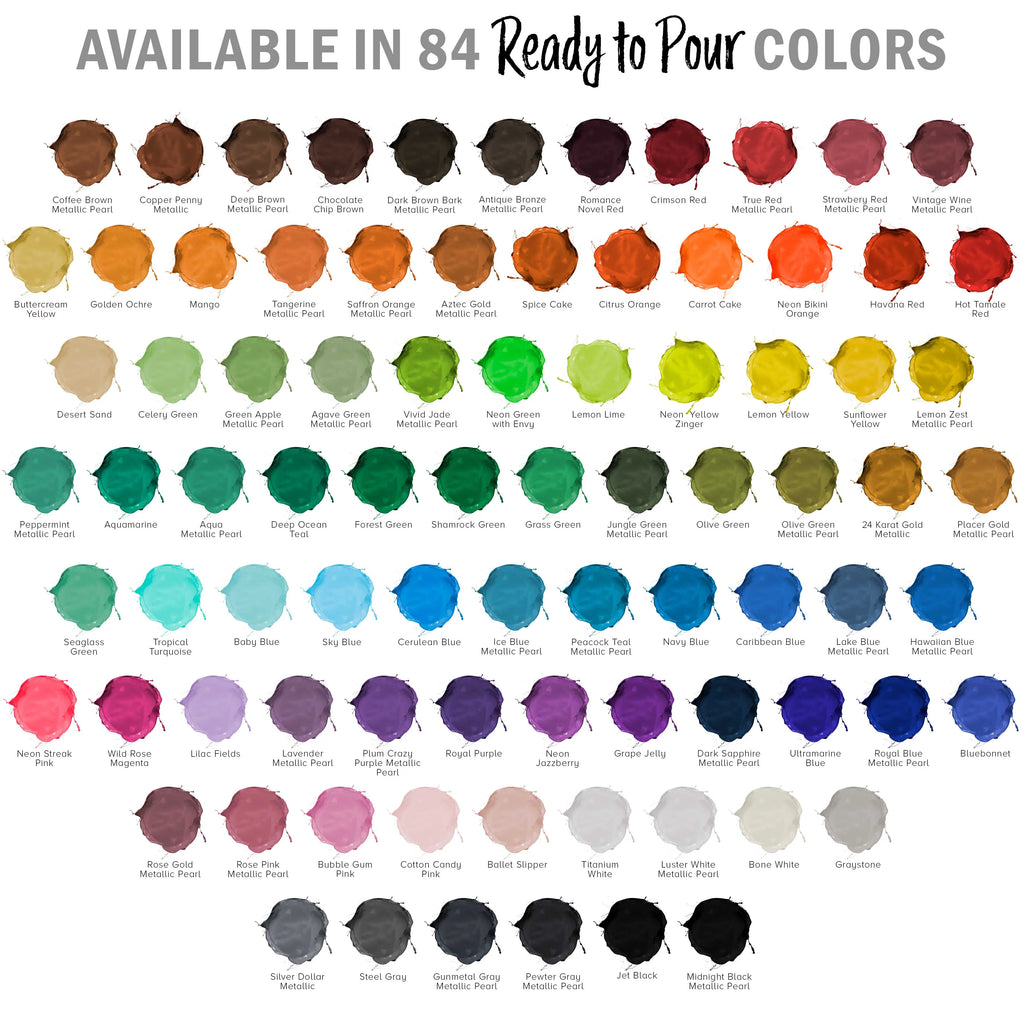 24 Karat Gold Metallic Acrylic Pouring Paint 64-Ounce K40148