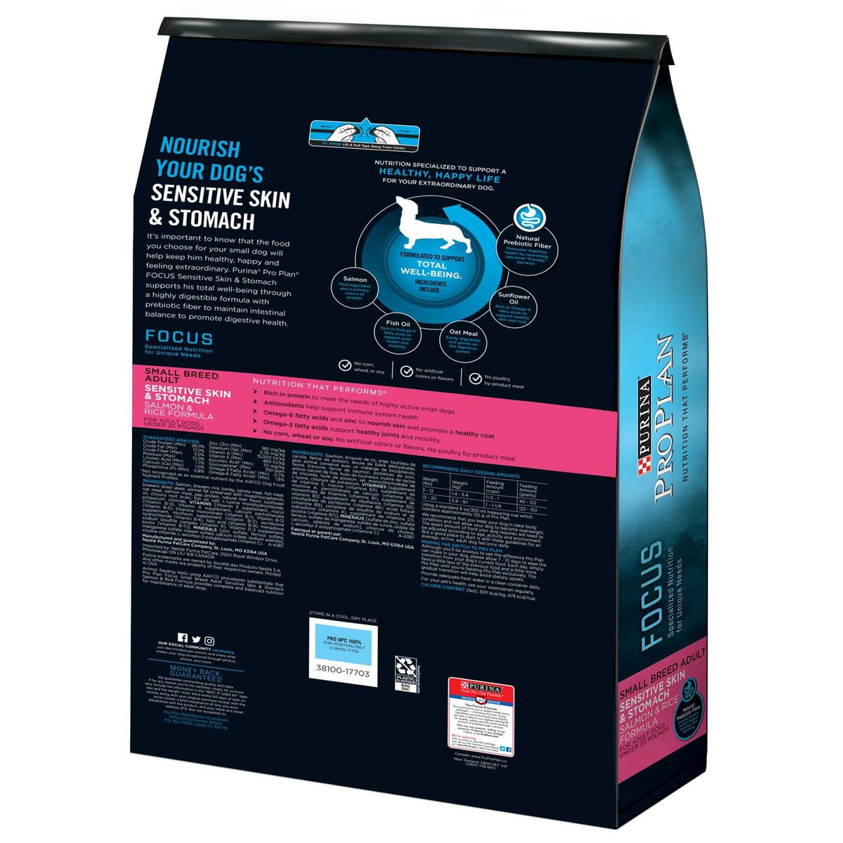 Sensitive Skin & Stomach Small Breed Dog Food B7154