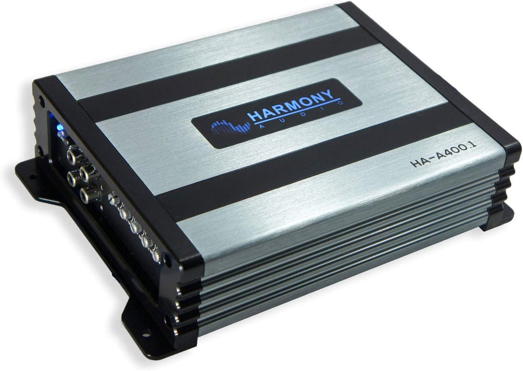 Single 12 Vented Port Sub Box & Car Stereo Amplifier H694782