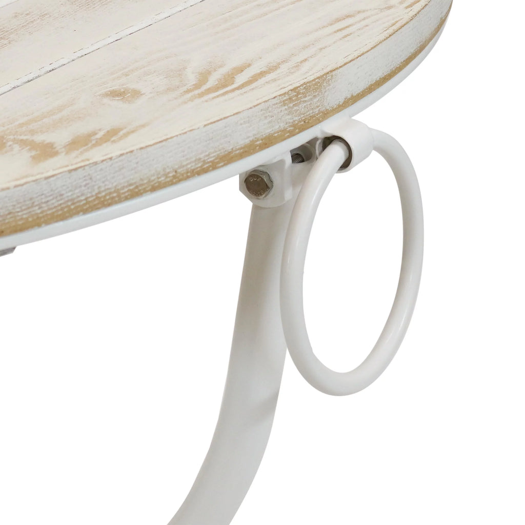 Chestnut Wood Folding Round Bistro Table I5275