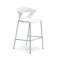 White 4 Leg Bar Stool B82821