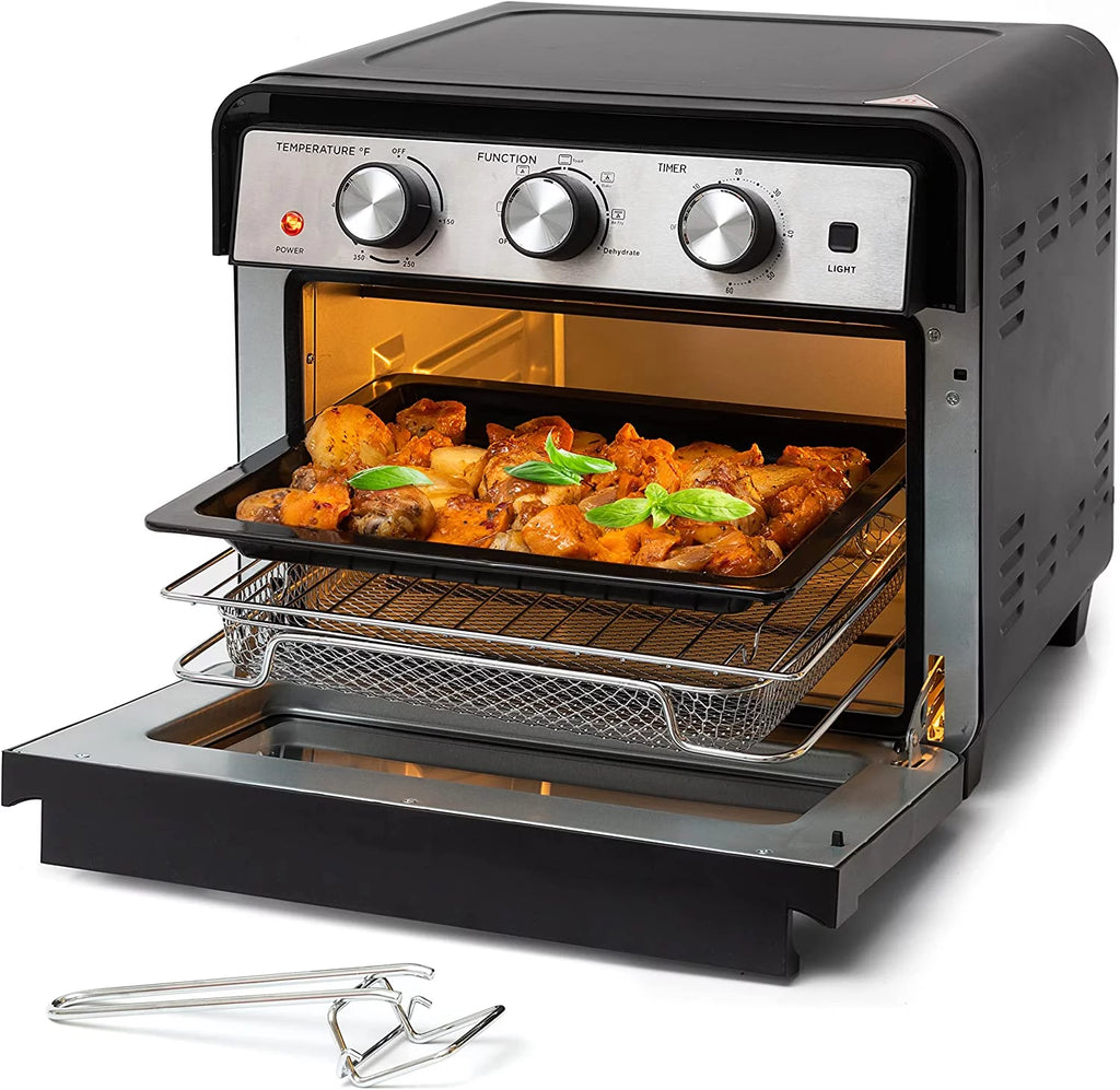 6-in-1 Air Fryer Toaster Oven 23 Quart Black Convection Oven G961590