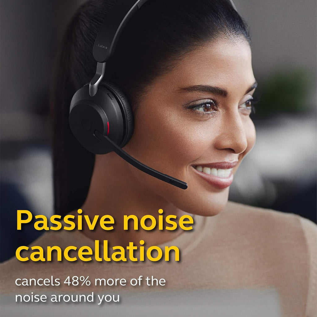 Jabra Evolve2 65 Wireless Bluetooth Headset, Stereo, Black G314533