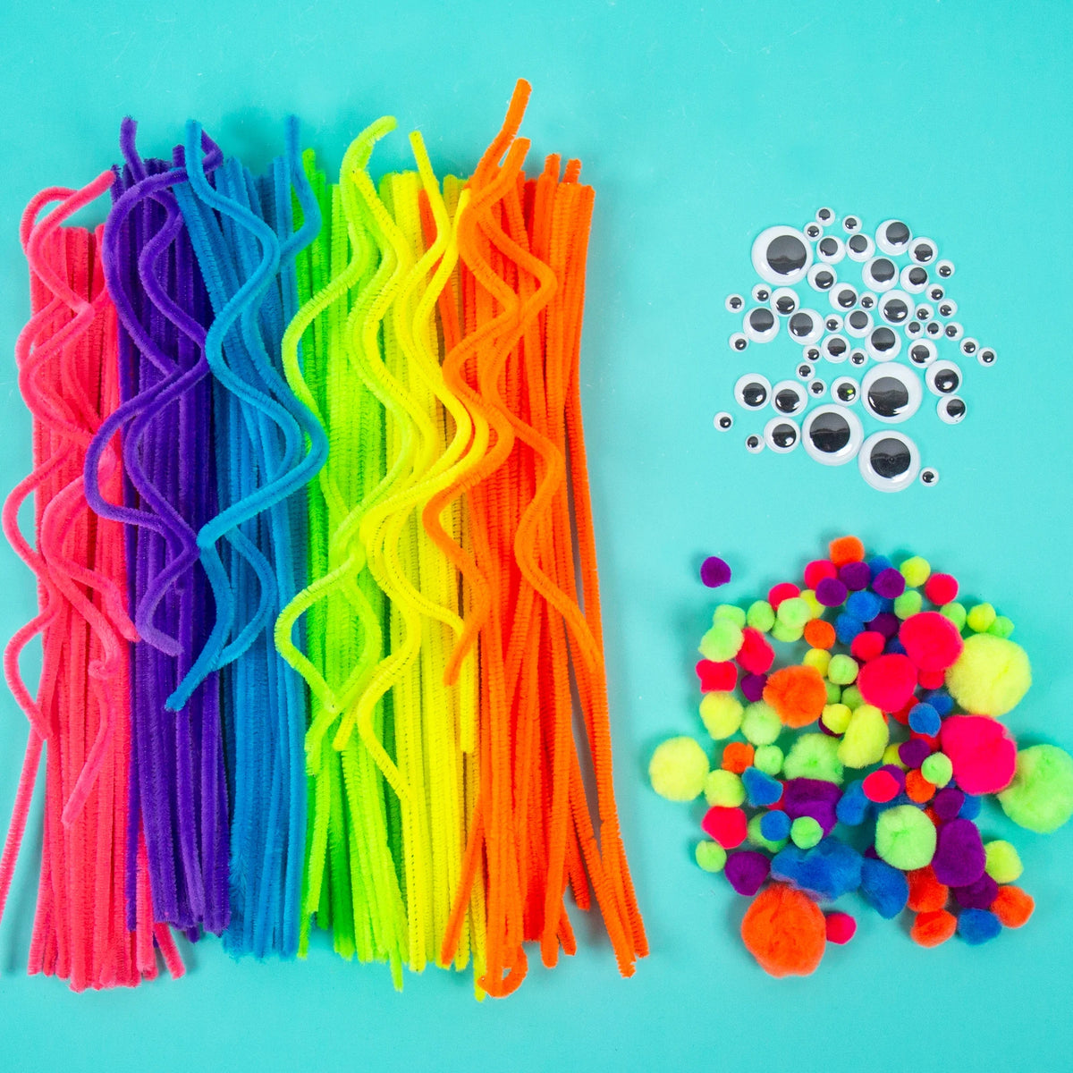 Neon Fuzzy Craft Kit M5971