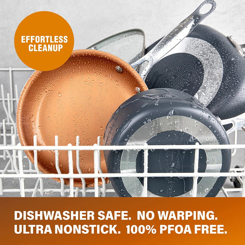 32 Pcs Nonstick Cookware Bakeware and Food Storage Set F390695