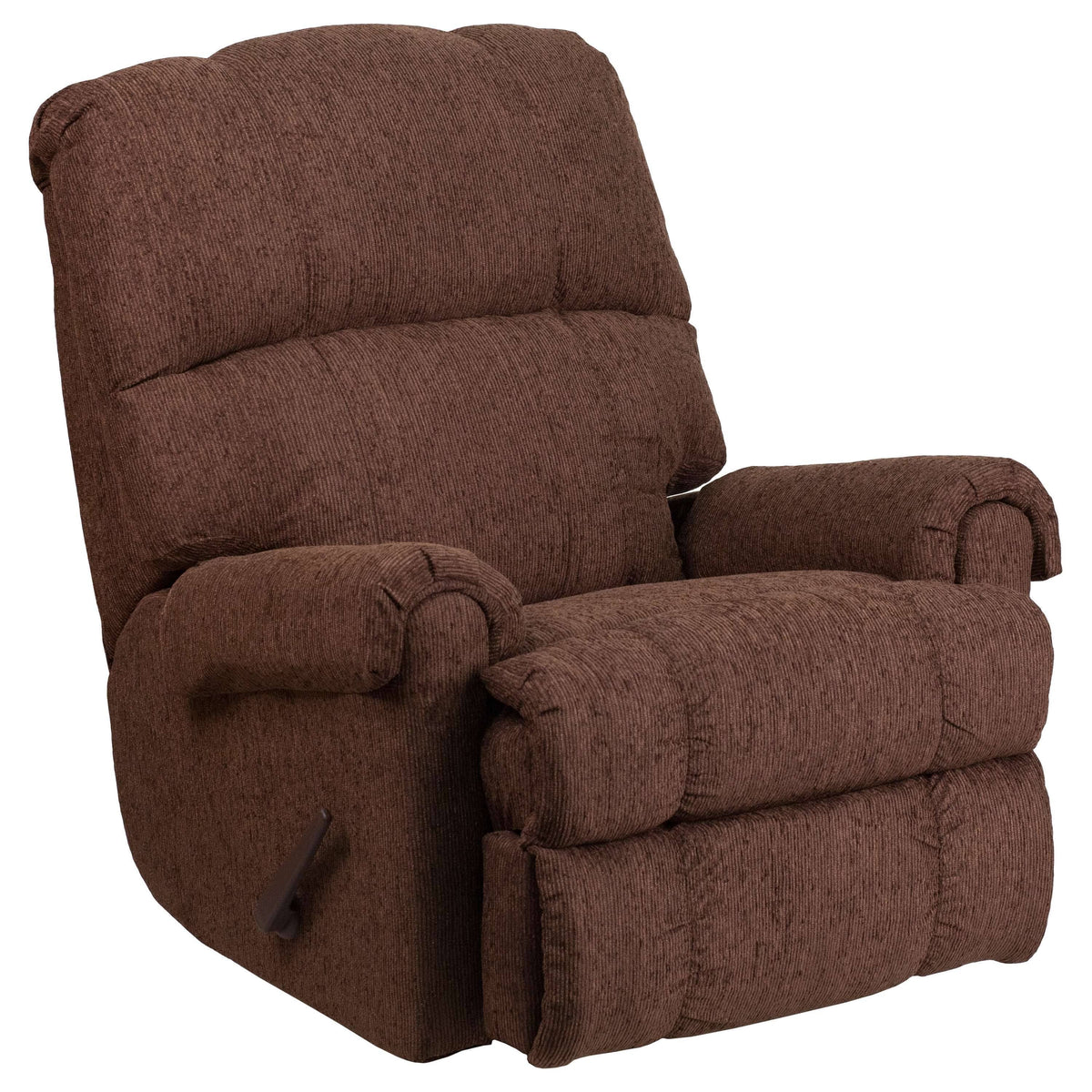 Chocolate Chenille Rocker Recliner S403890