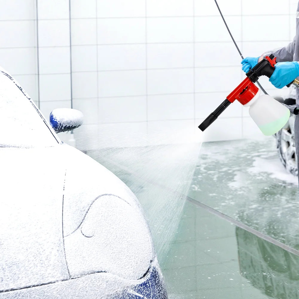 Foam Sprayer Nozzle Kit with 1 Liter Bottle Universal Connectors I530
