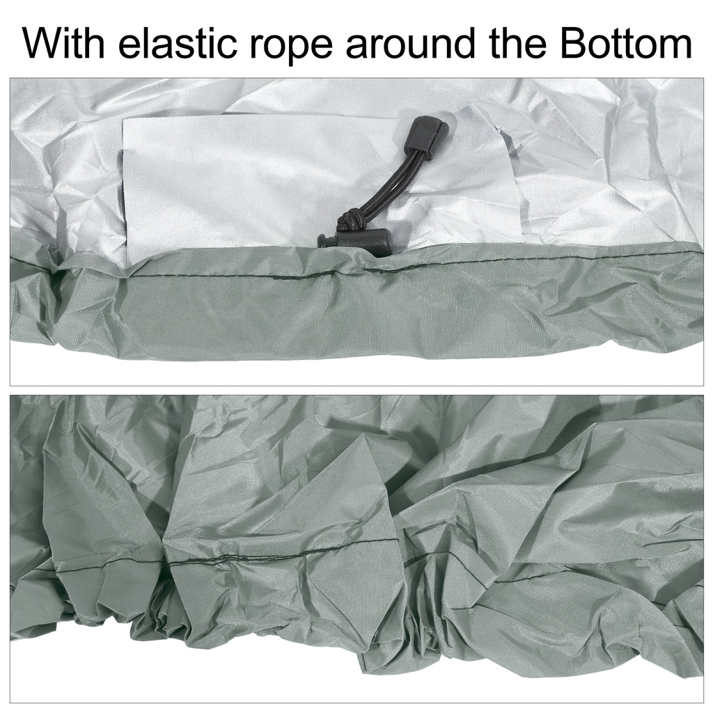 Silver Tone 16.8-18.2ft Kayak Cover C5625