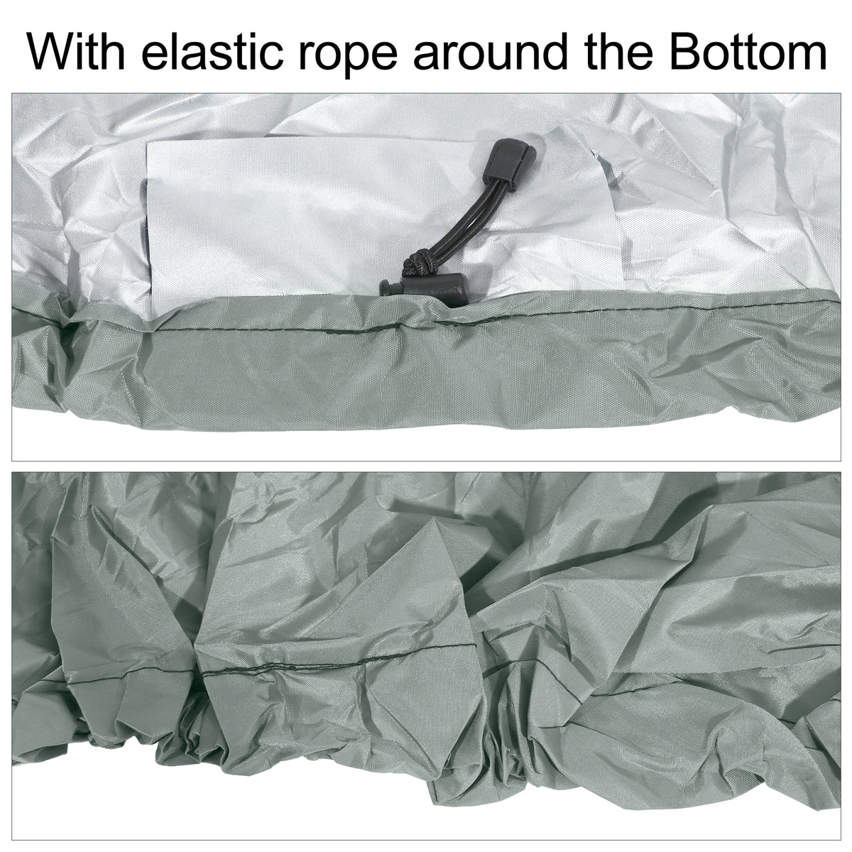 Silver Tone 16.8-18.2ft Kayak Cover C5625