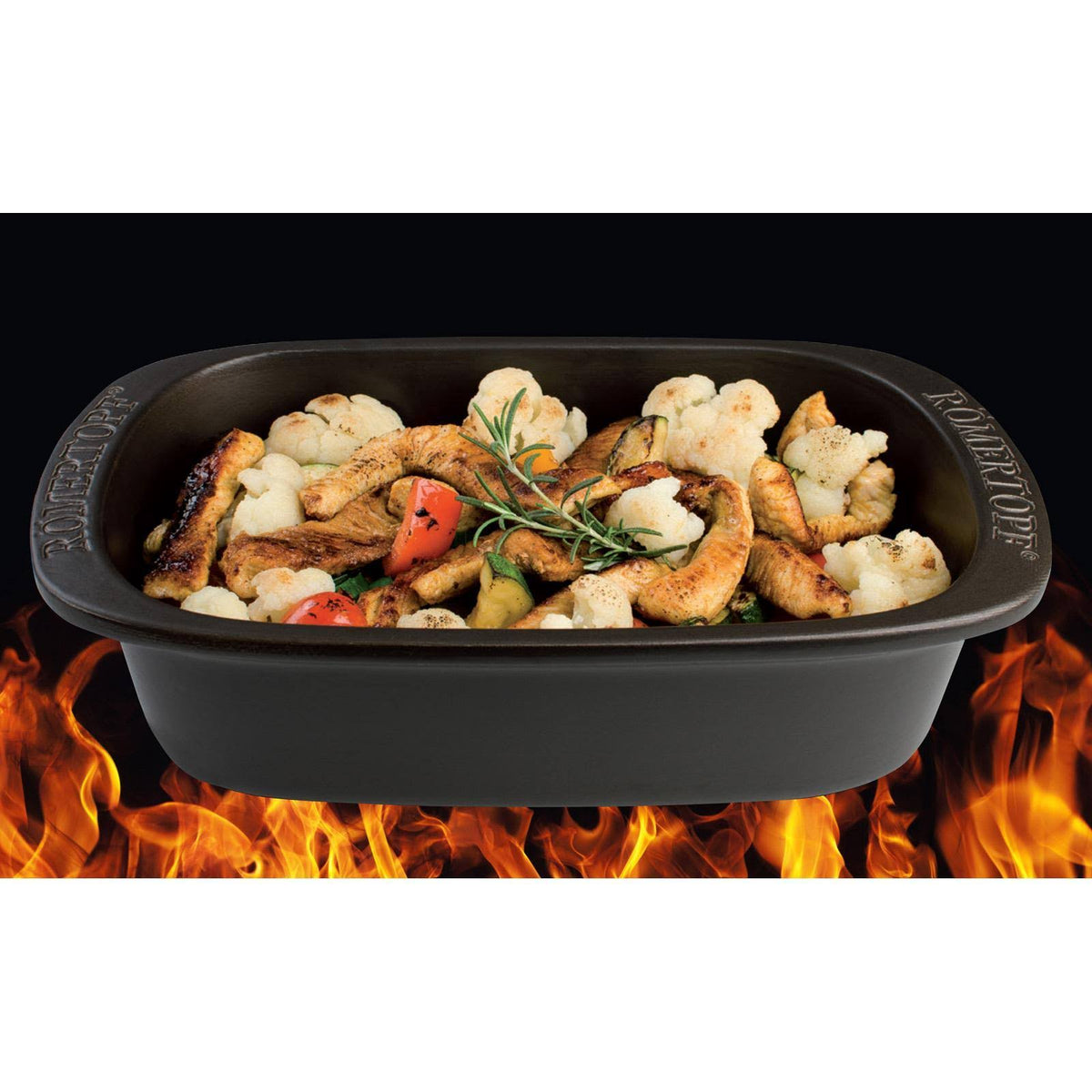 Black Casserole Dish P35049
