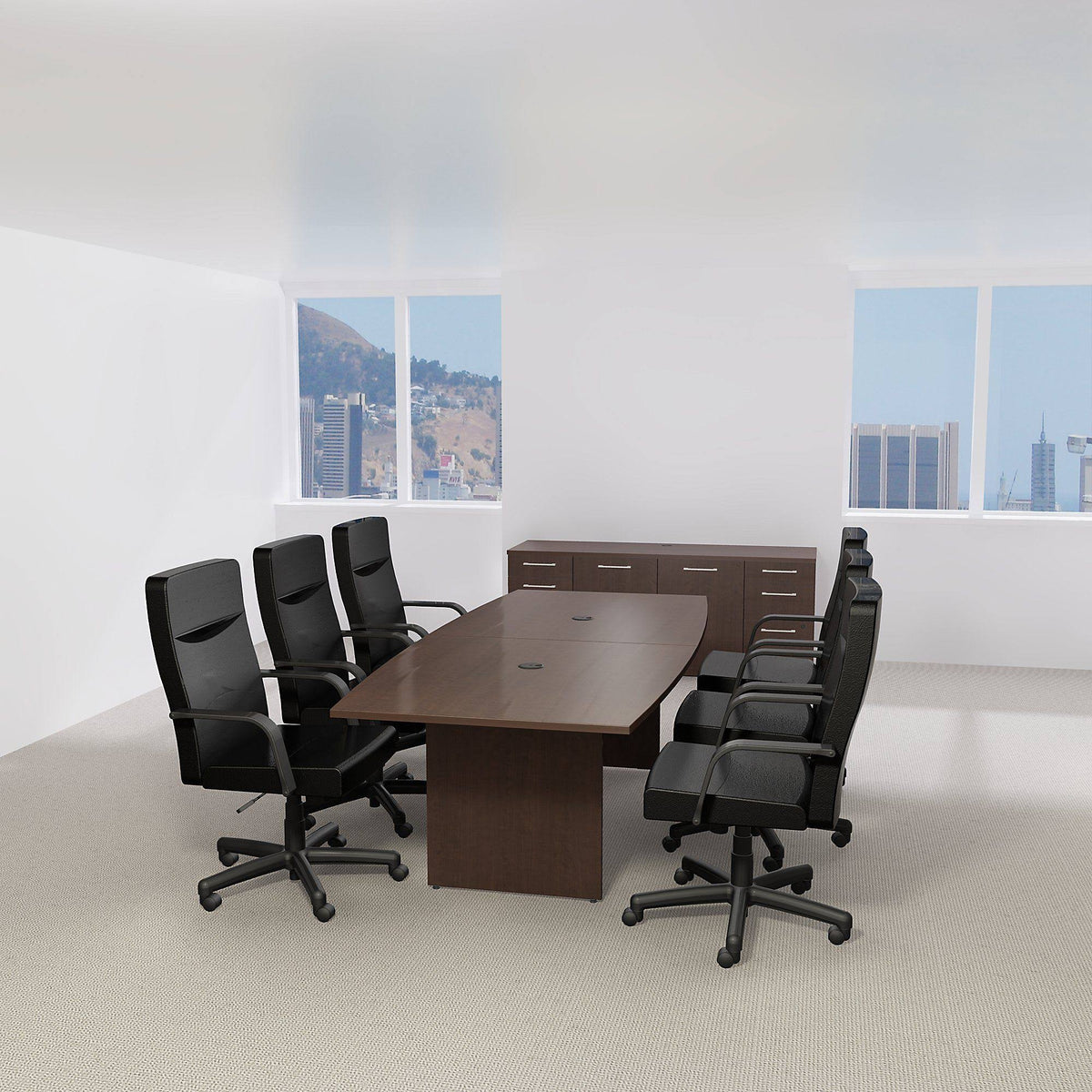 Mocha Cherry Conference Table E28592