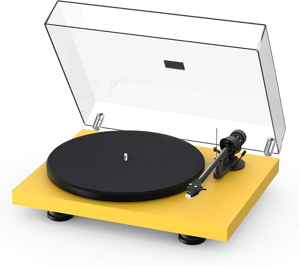 High Gloss Black Turntable with Carbon Fiber Tonearm and Sumiko Rainier Phono Cartridge P807322