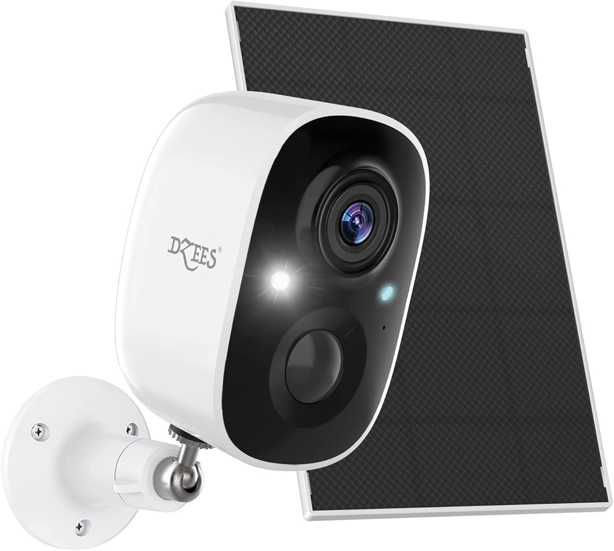 Solar Powered Wireless Outdoor Security Camera with 1080P Color Night Vision N219