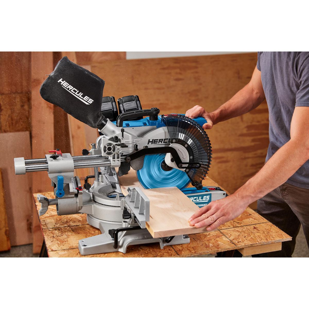 10 in. Dual-Bevel Sliding Compound Miter Saw H226