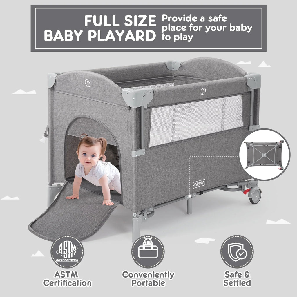 5 in 1 Portable Playard and Bassinet W982528