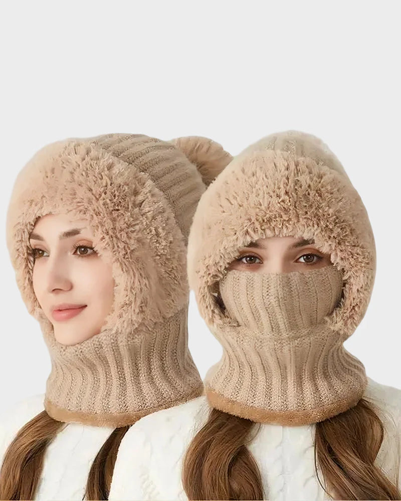 Warm Knit Beanie with Pom Pom K85746