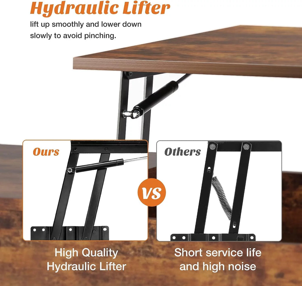 Lift Top Coffee Table with Storage D262