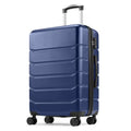 Navy Blue 24 Inch Hard Shell ABS Spinner Luggage L46473