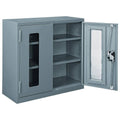 Clear View Wall Storage Cabinet Gray - 30 x 12 x 30 in. U66772
