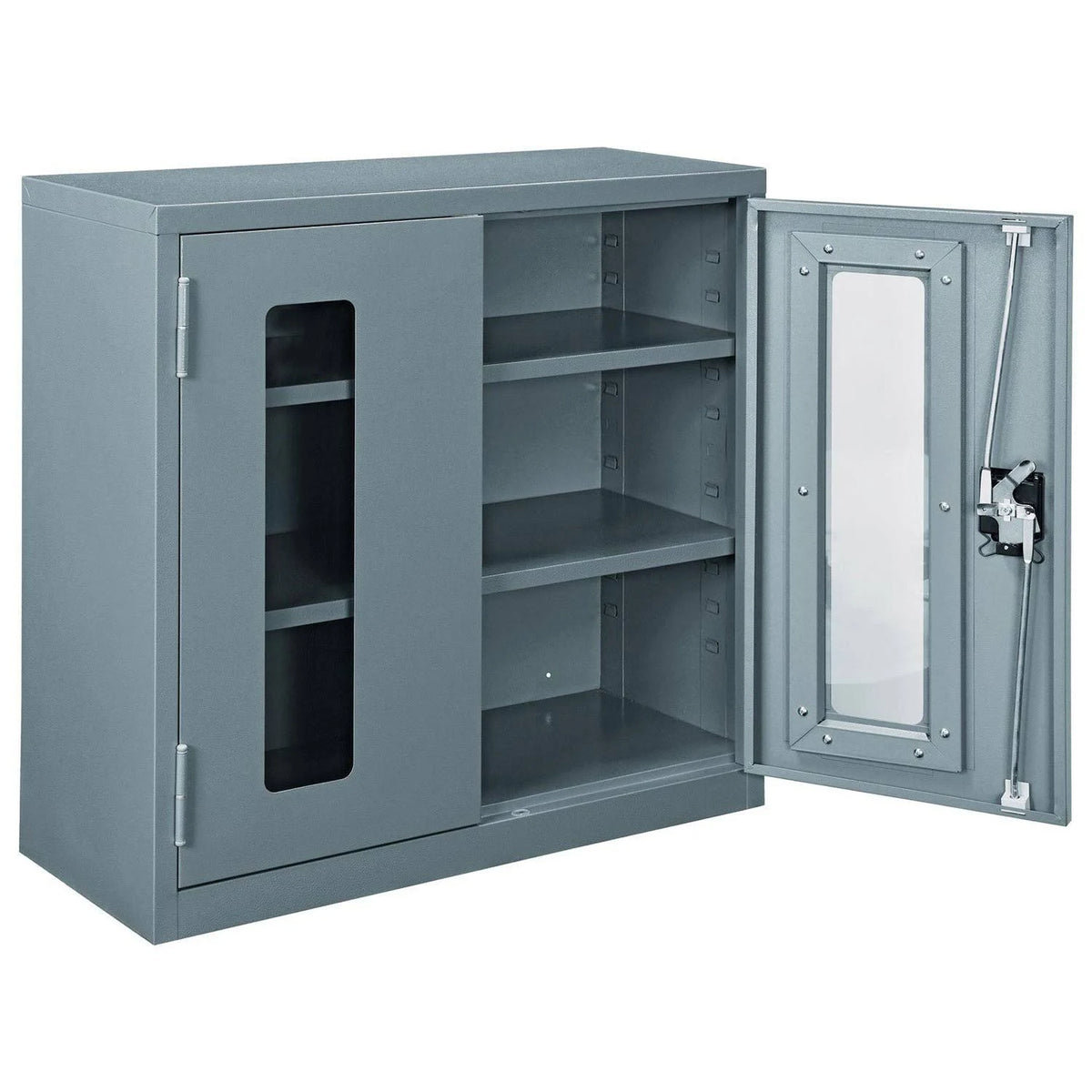 Clear View Wall Storage Cabinet Gray - 30 x 12 x 30 in. U66772